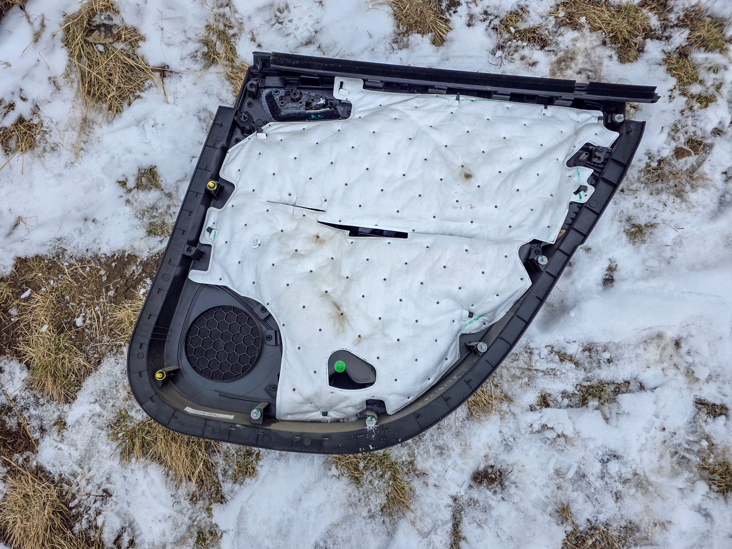 2016-2020 Buick Envision Rear Driver Left Side Interior Door Card Lining Trim Panel 84344747, 84412273, 84631307