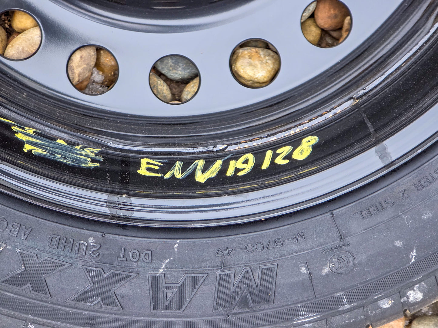 2019 Buick Envision Spare Rim 17x4 with tire TI45/70 R17 Bolt pattern 5x120 mm (compact spare)