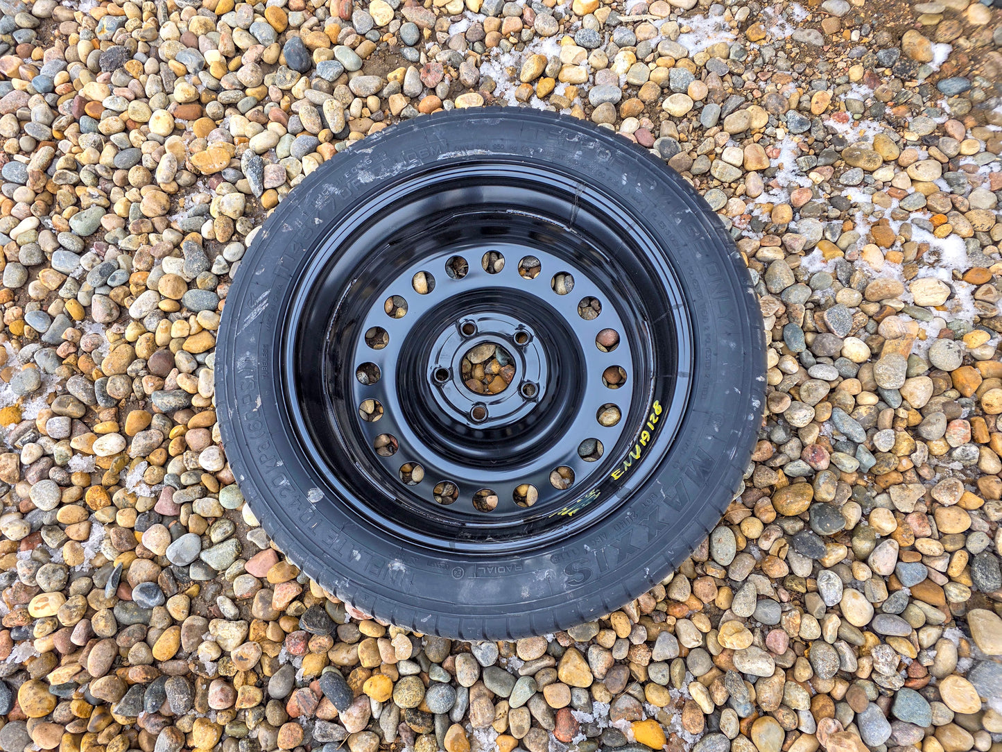 2019 Buick Envision Spare Rim 17x4 with tire TI45/70 R17 Bolt pattern 5x120 mm (compact spare)