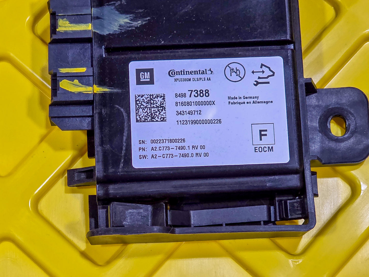 2024-2026 Chevrolet Blazer Auto Braking Control Module 84987388
