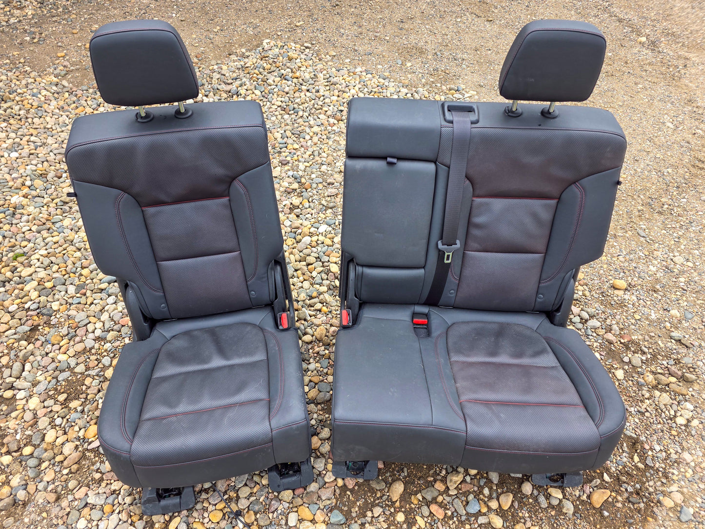 2019-2025 Chevrolet Blazer Rear Second Row Seat Assembly Black Leather OEM