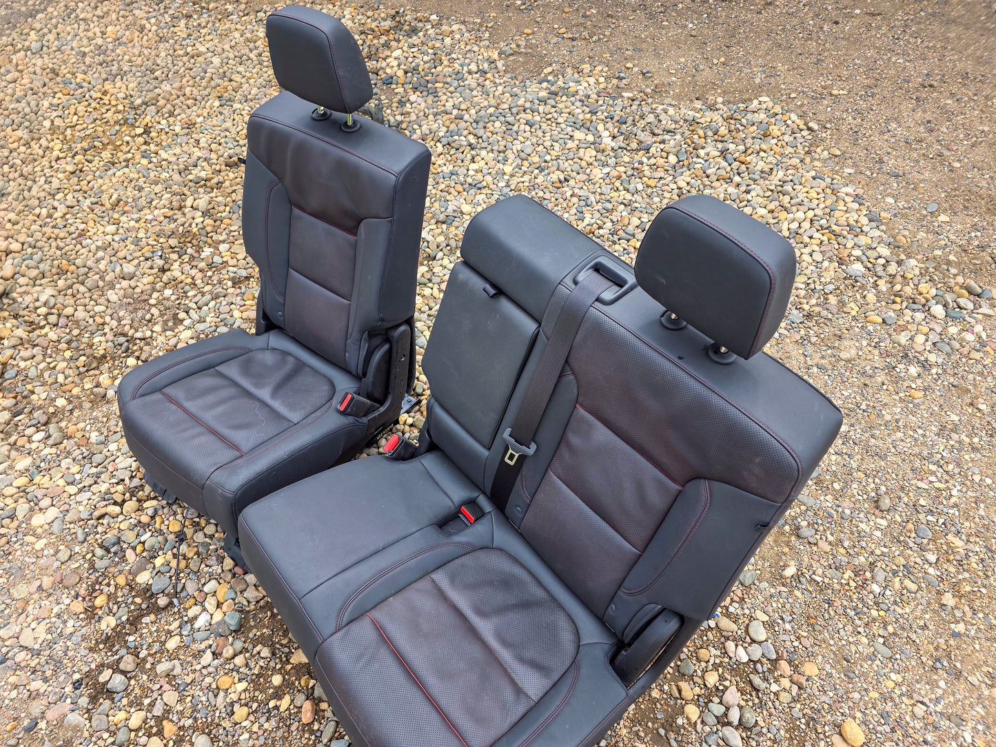 2019-2025 Chevrolet Blazer Rear Second Row Seat Assembly Black Leather OEM