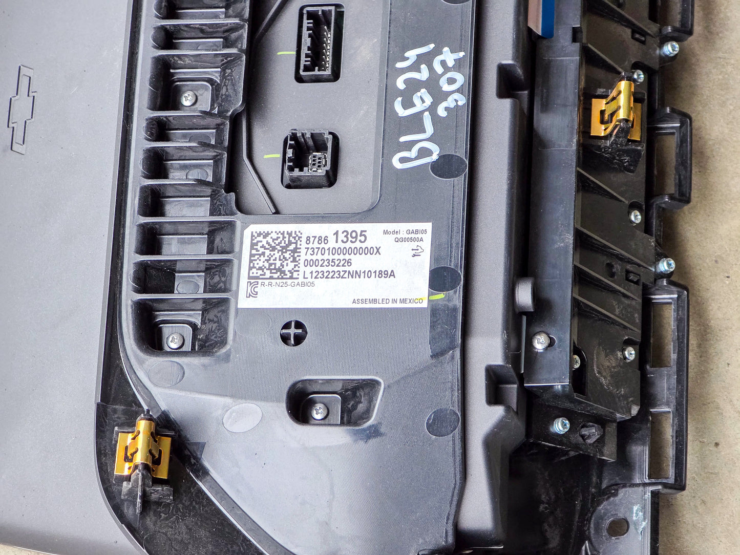 2023-2026 Chevrolet Blazer Info-GPS-TV Screen Display And Control Panel