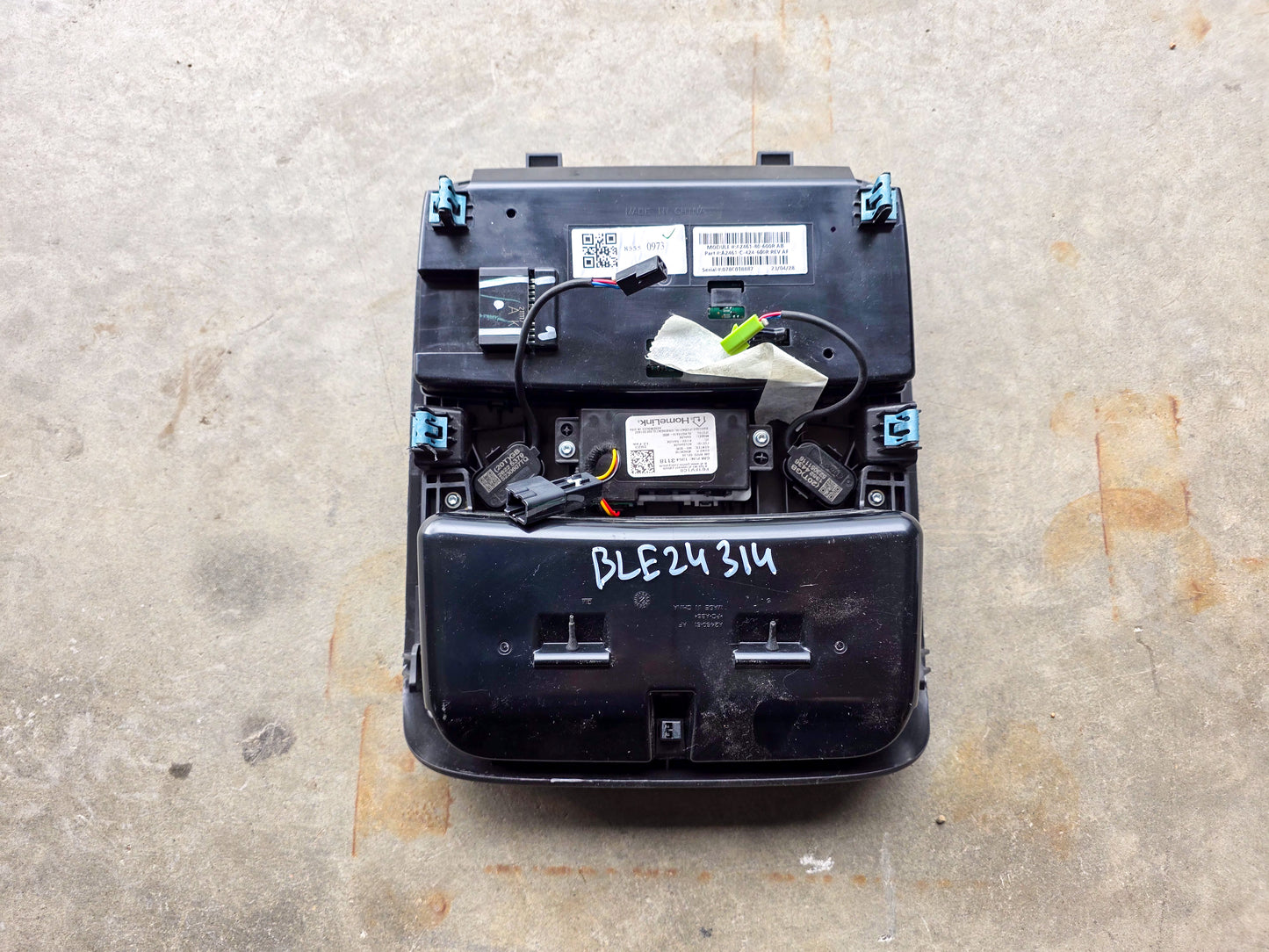 2022-2026 Chevrolet Blazer Overhead Console  black