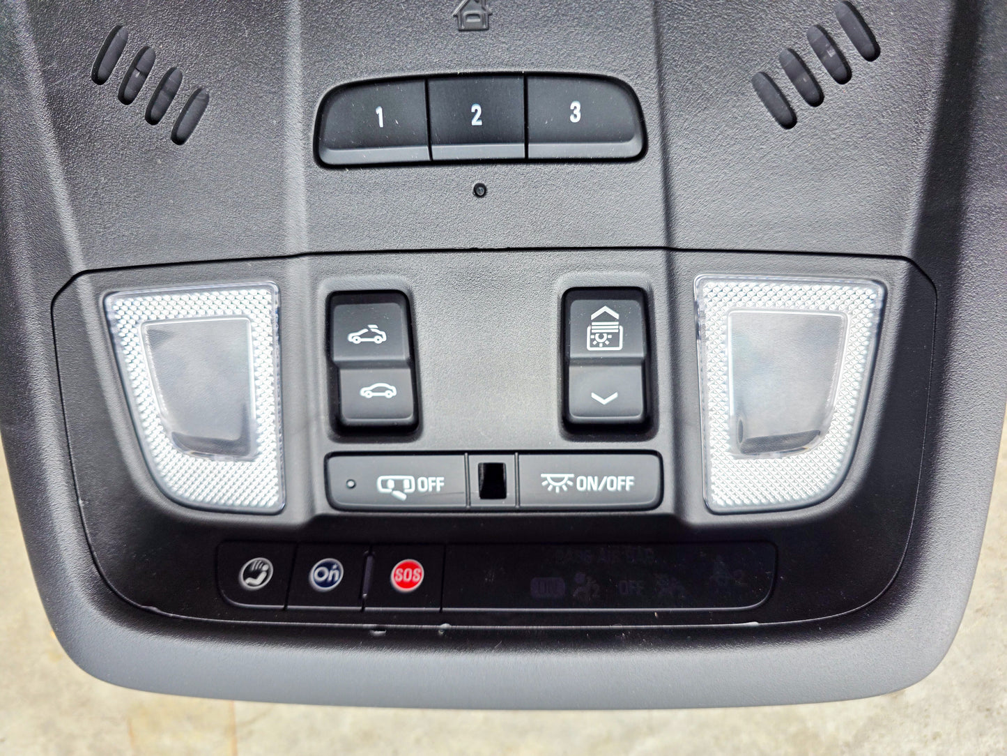 2022-2026 Chevrolet Blazer Overhead Console  black