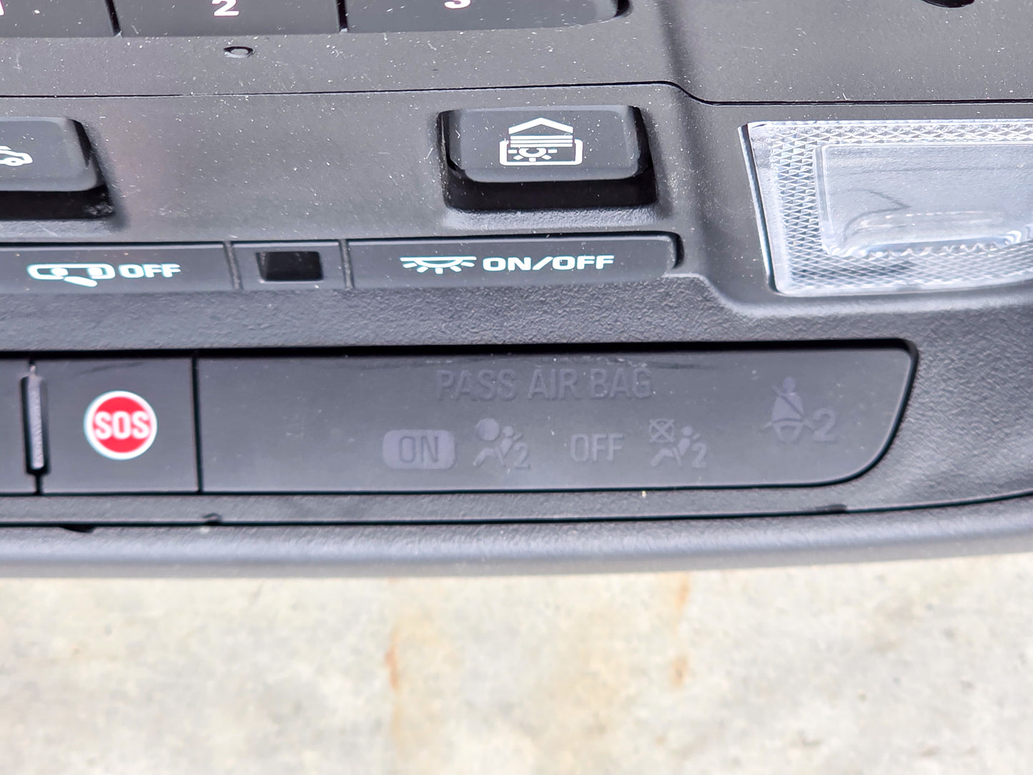 2022-2026 Chevrolet Blazer Overhead Console  black