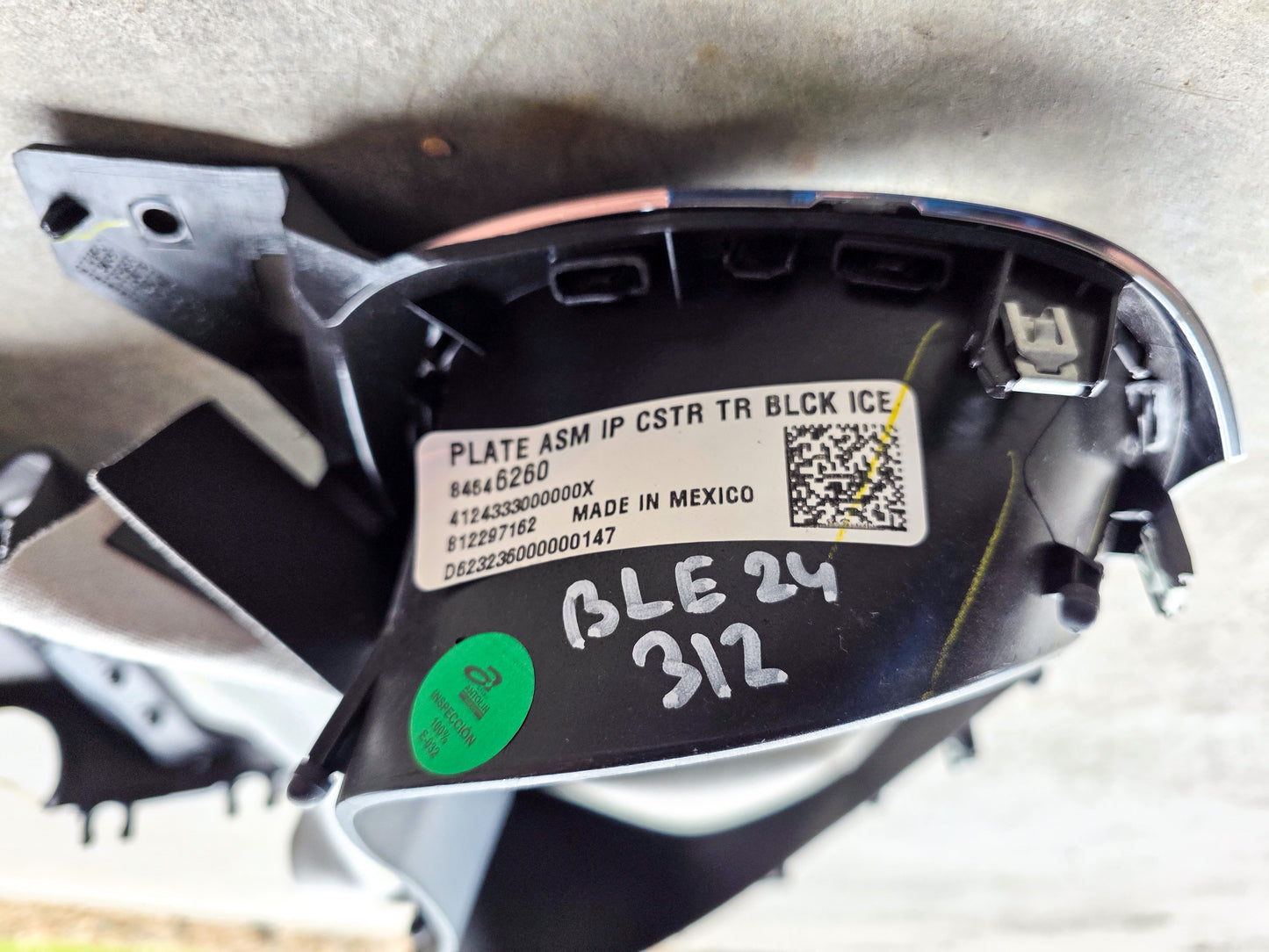 2019-2026 Chevrolet Blazer Speedometer Instrument Panel Cluser Trim Bezel 84646260
