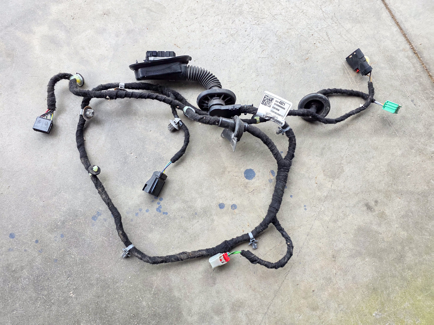 2024 Chevrolet Blazer Rear Driver Side Door Wiring Harness