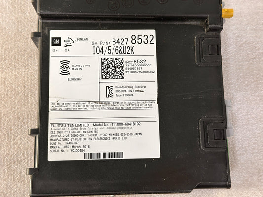 2016-2020 Buick Envision  Atellite Radio Control Module OEM 84278532