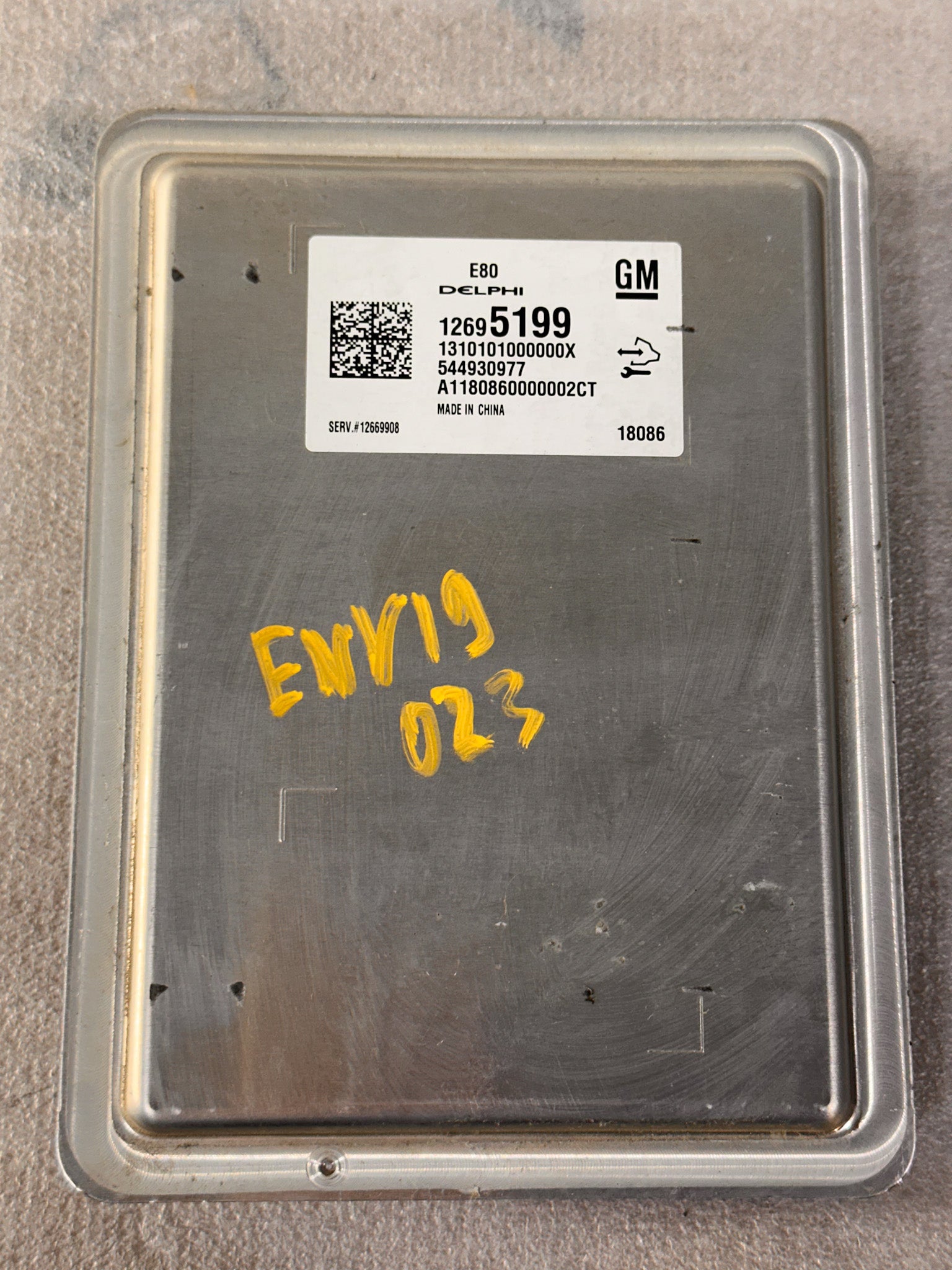 2019 Buick Envision Engine Control Module 12695199 - view 2