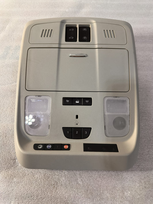 2019 Buick Envision Front Roof Overhead Console Dome Light Lamp Switch OEM 84397332, 84084118, 23301873