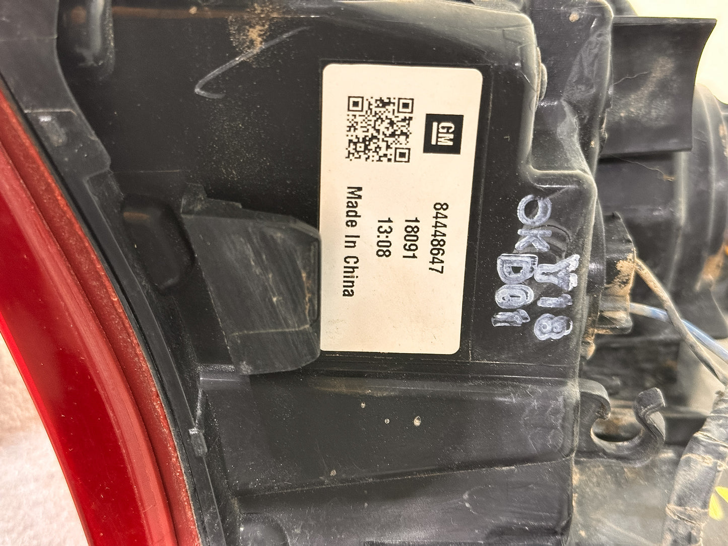 2016-2020 Buick Envision Rear Driver Left Side Tail Light, Tail Lamp, Stop Lamp Combination OEM  84448647, 84512455, 84382231, 84386396, 84502266