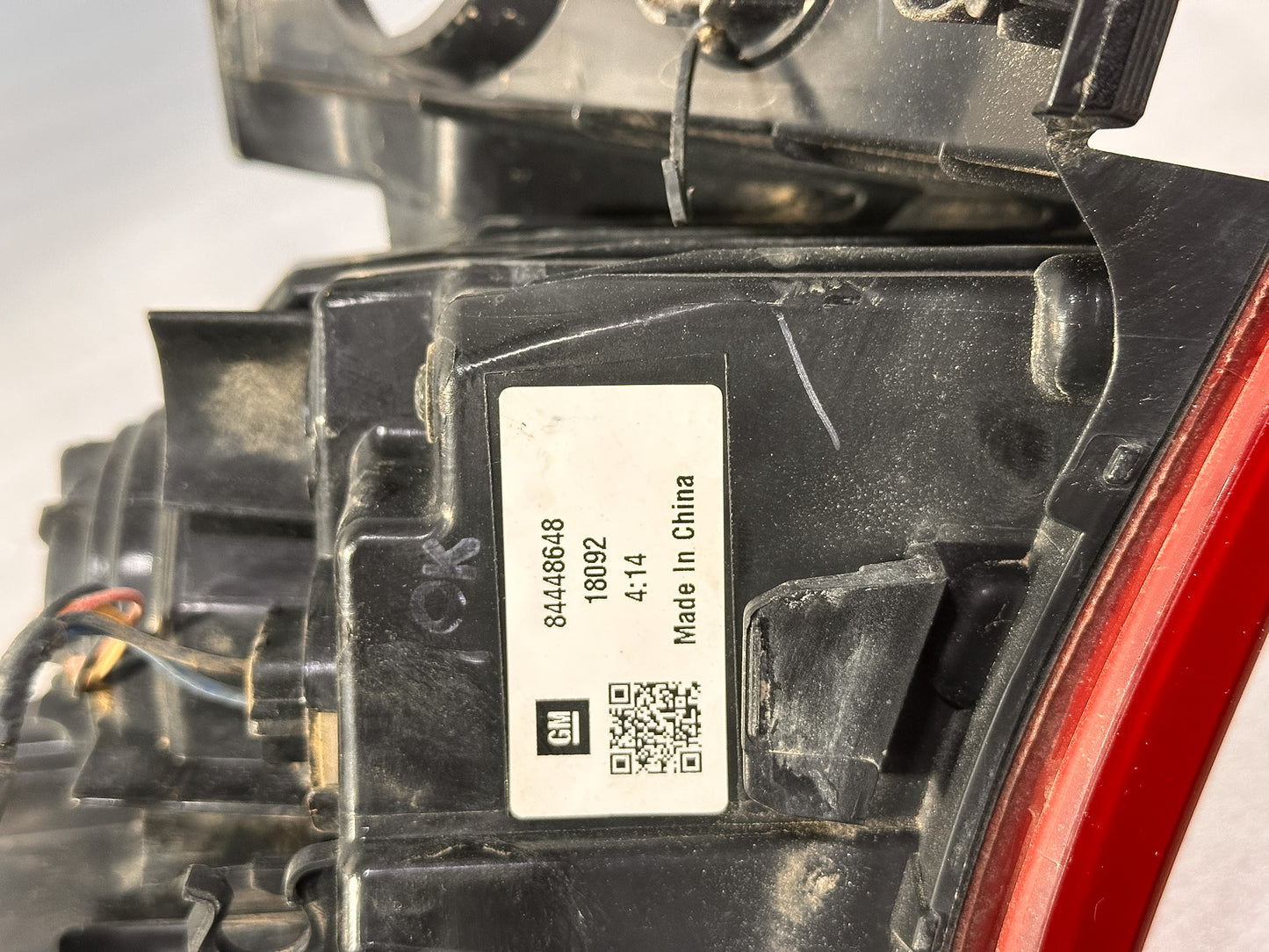 2016-2020 Buick Envision Rear Passenger Right Side Tail Light, Tail Lamp, Stop Lamp Combination OEM  84448648, 84382232, 84386397, 84502267