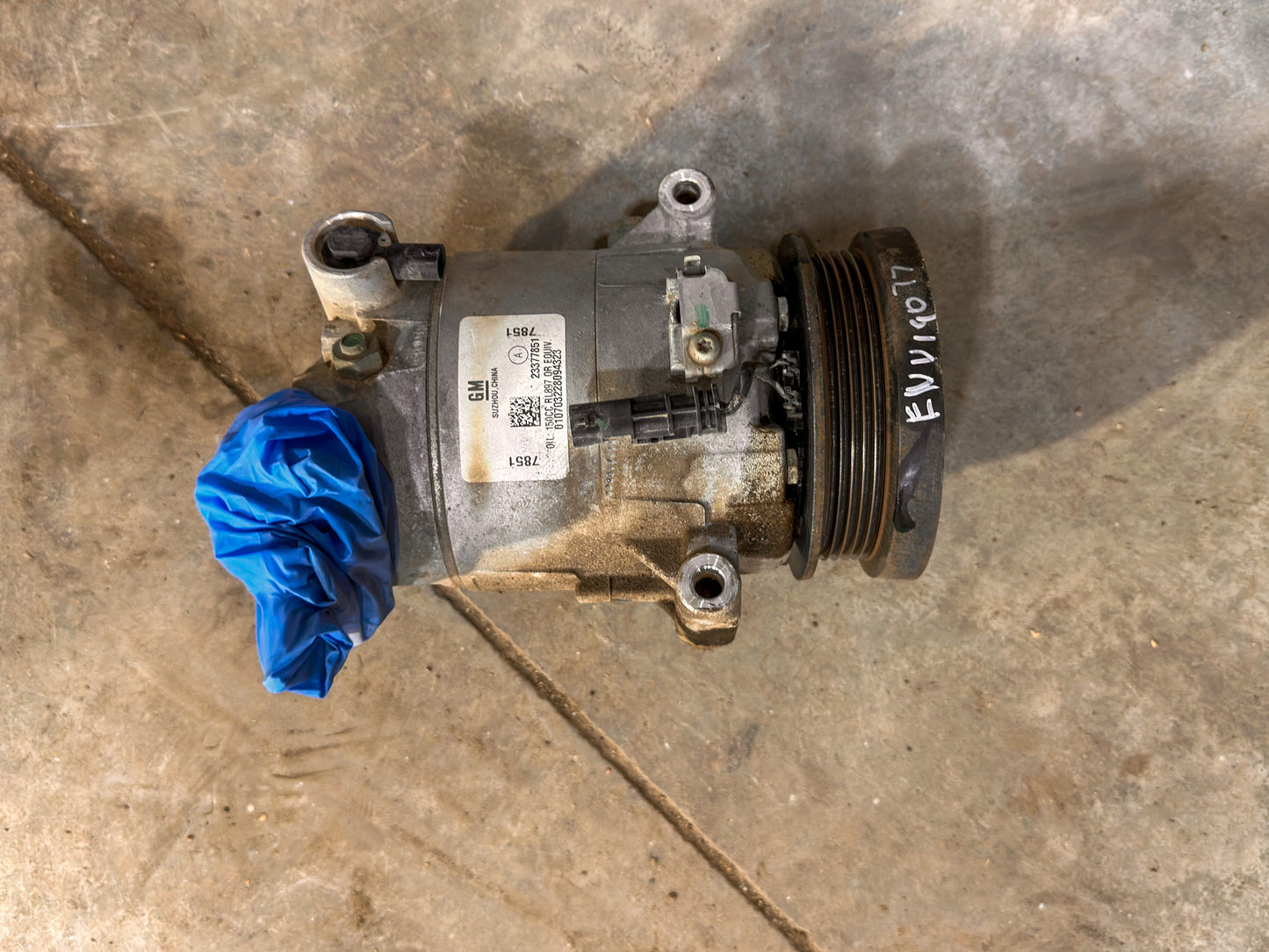 2016-2020 Buick Envision  A/c AC Air Conditioning Compressor 23377851