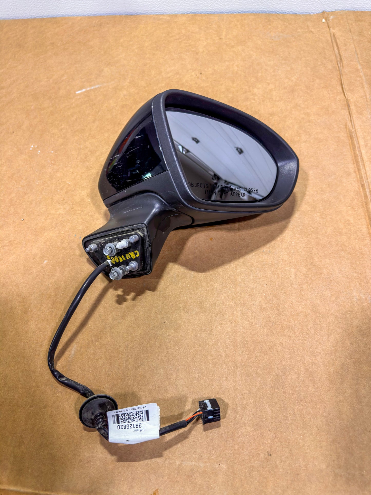 2016-2019 Chevrolet Cruze Front Right Passenger Side Exterior Rear View Mirror 39125820