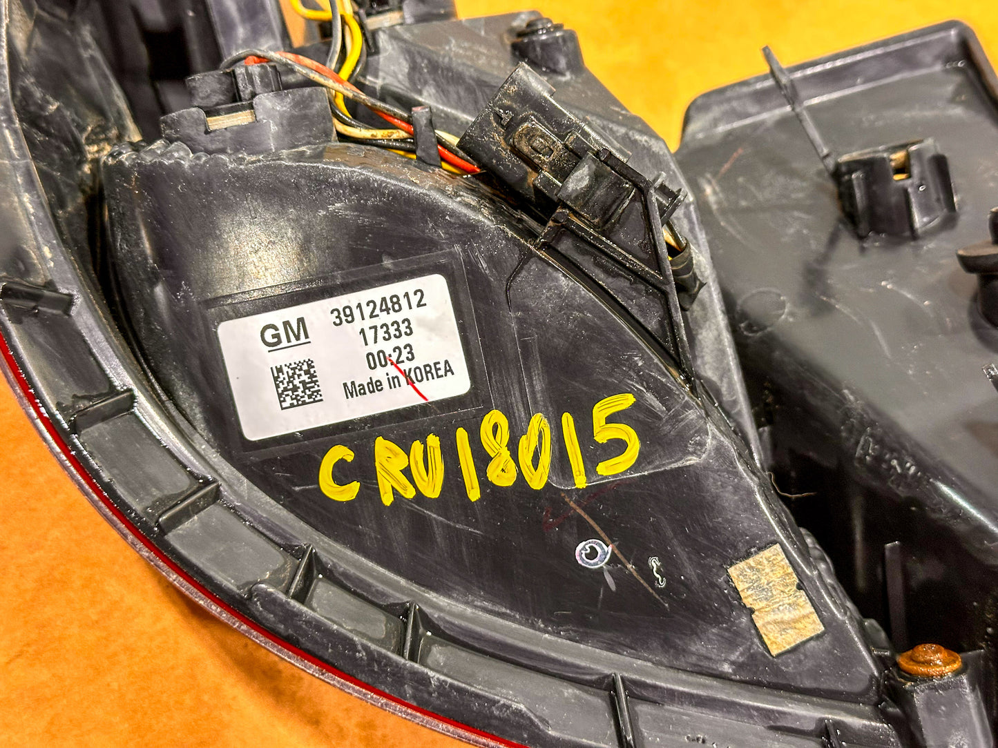 2017-2019 Chevrolet Cruze  Rear Right Passenger Side Tail Light Tail Lamp OEM 39124812, 13464796, 39071696