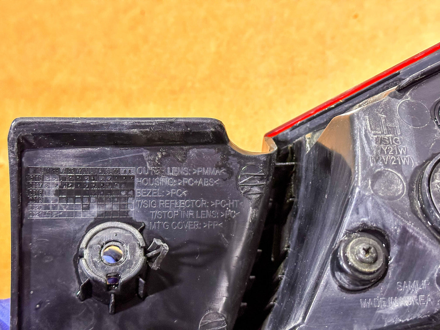 2017-2019 Chevrolet Cruze Rear Left Driver Side Tail Light Tail Lamp OEM 39124811, 13464795, 39071695