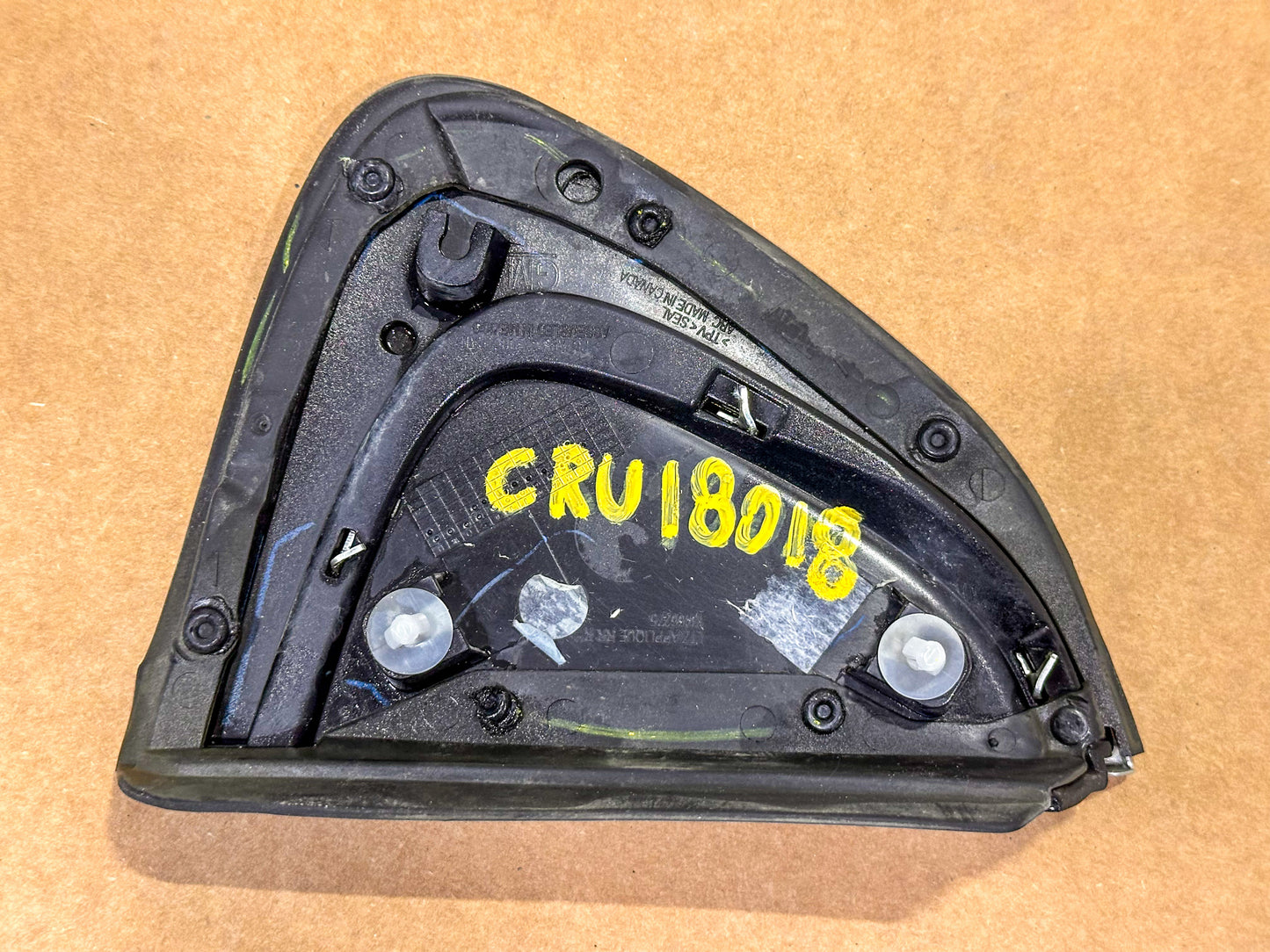 2018 Chevrolet Cruze Rear Right Passenger Side Fender Upper Molding 84106817, 23446490, 84041668 - view 3