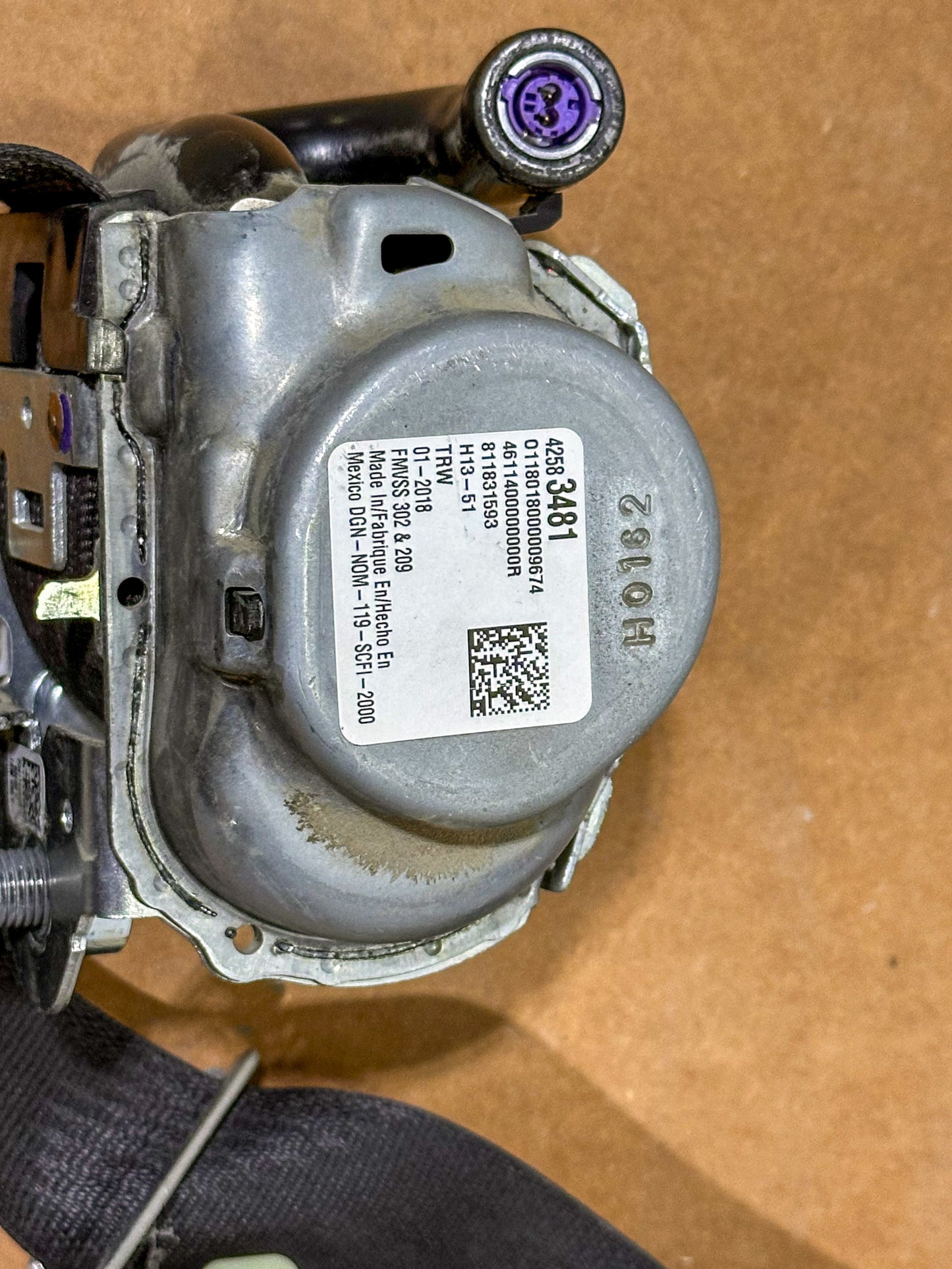 2015-2020 Chevrolet Cruze Front Seat Belt 811831593,42583483,42583481 OEM