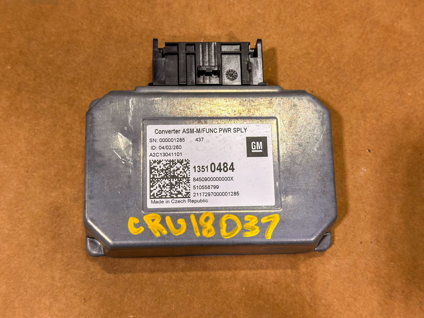 2016-2025 Chevrolet Cruze Multifunction Power Supply Converter  13510484