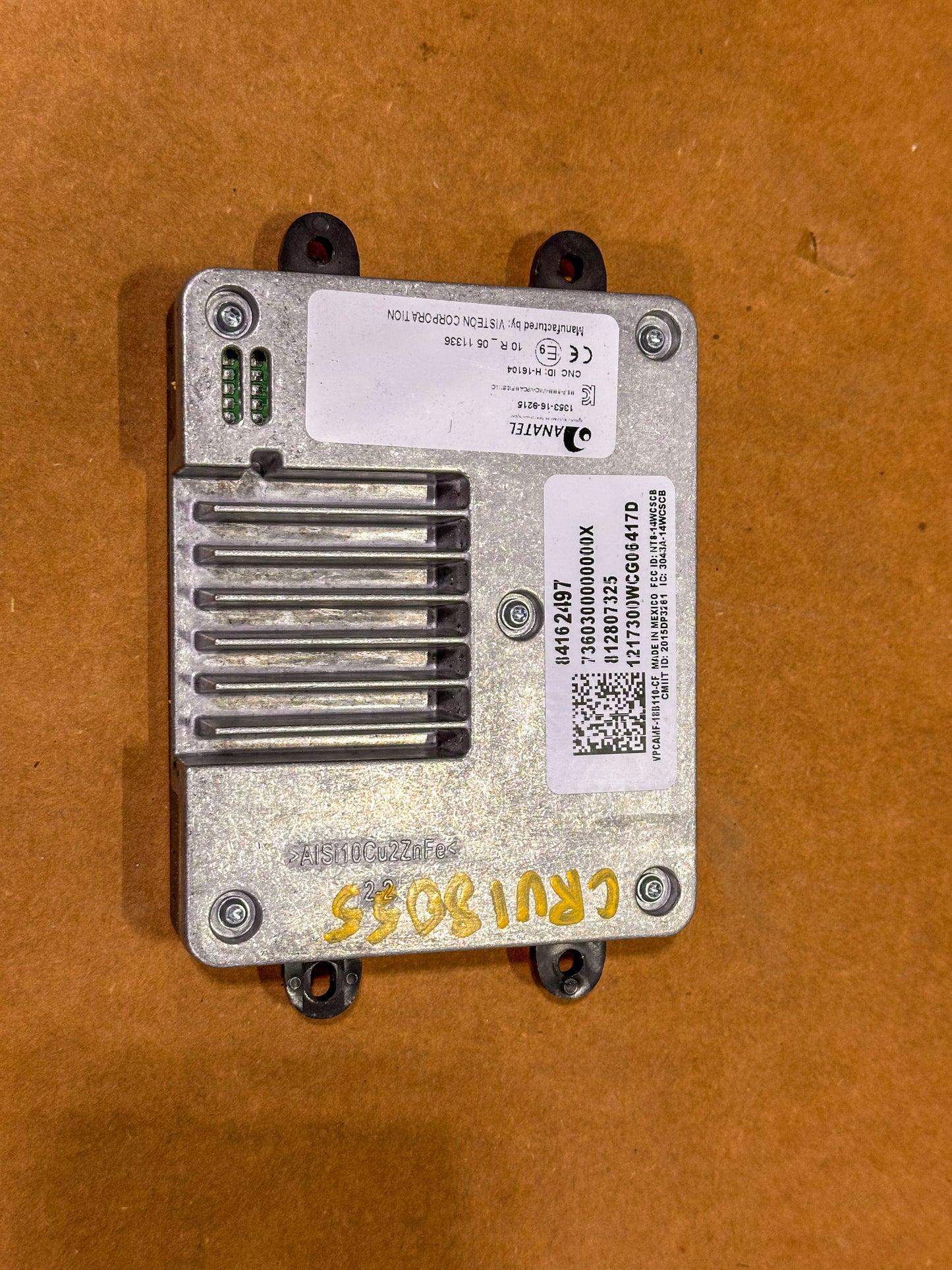 2015-2020 Chevrolet Cruze Communication Wireless Charger Module OEM 84162497