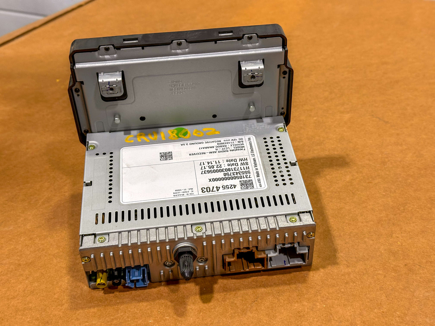 2018-2020 Chevrolet Cruze Radio Display Screen 42554703, 42400030, 42547510, 42554544, 42554672, 42645310