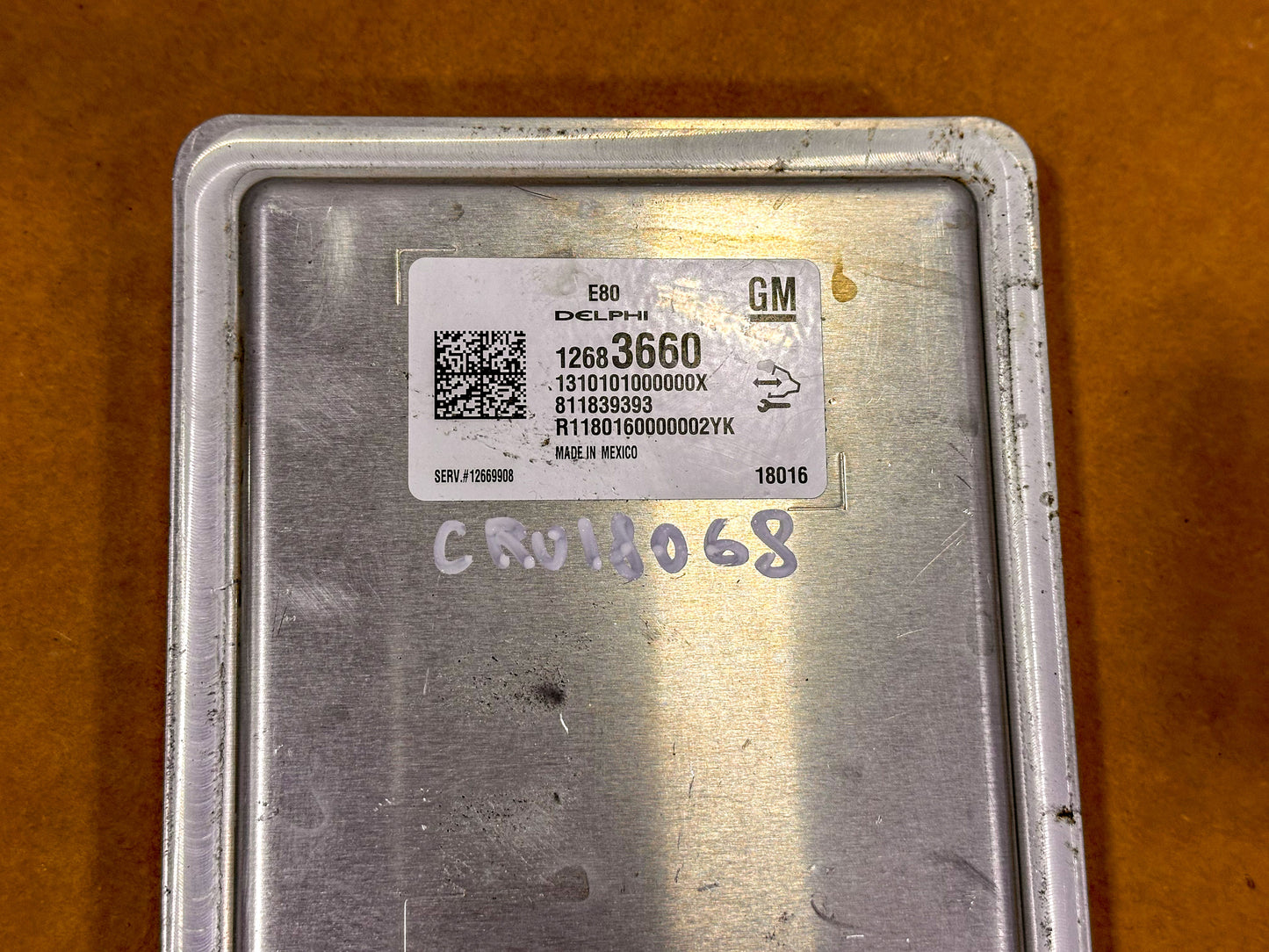 2018-2020 Chevrolet Cruze Engine Control Module Computer ECM ECU 12683660