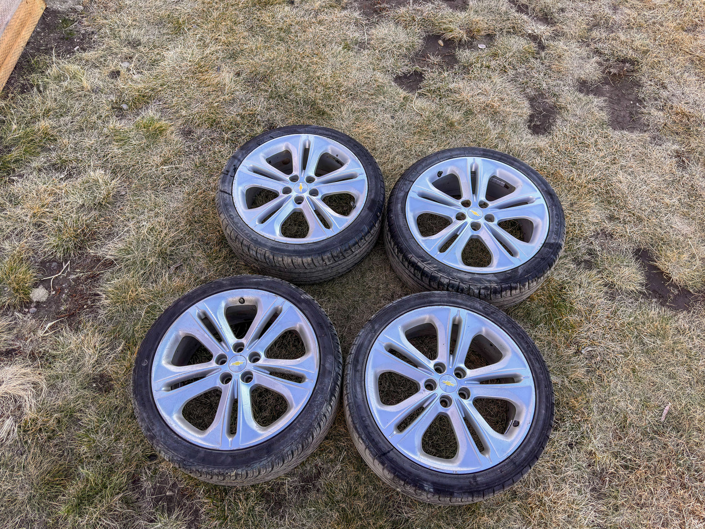 Wheel Rims with Tires 225 45 R18 18x7-1/2 Fits 16-18 Chevrolet Chevy CRUZE 29565262