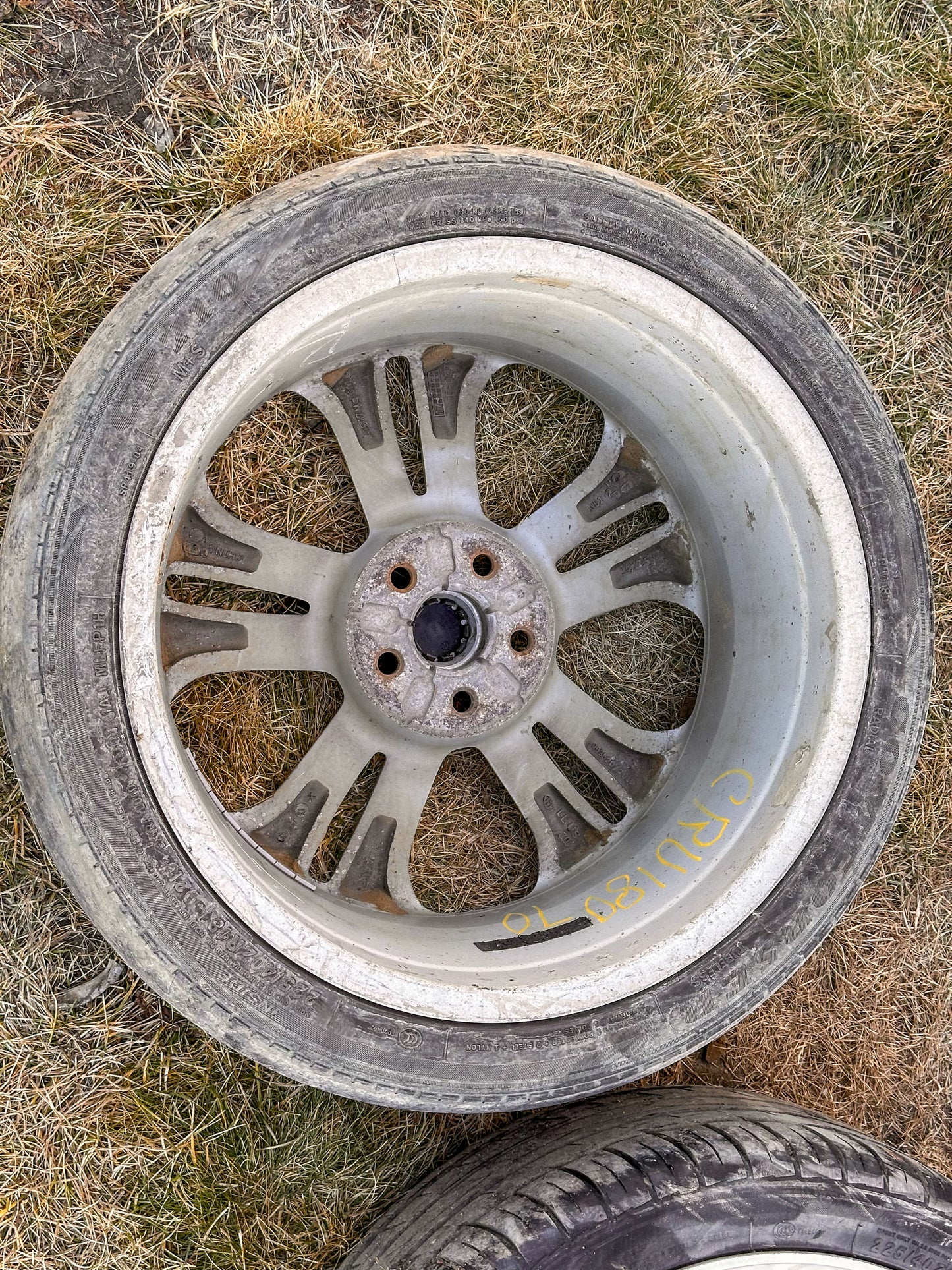 Wheel Rims with Tires 225 45 R18 18x7-1/2 Fits 16-18 Chevrolet Chevy CRUZE 29565262