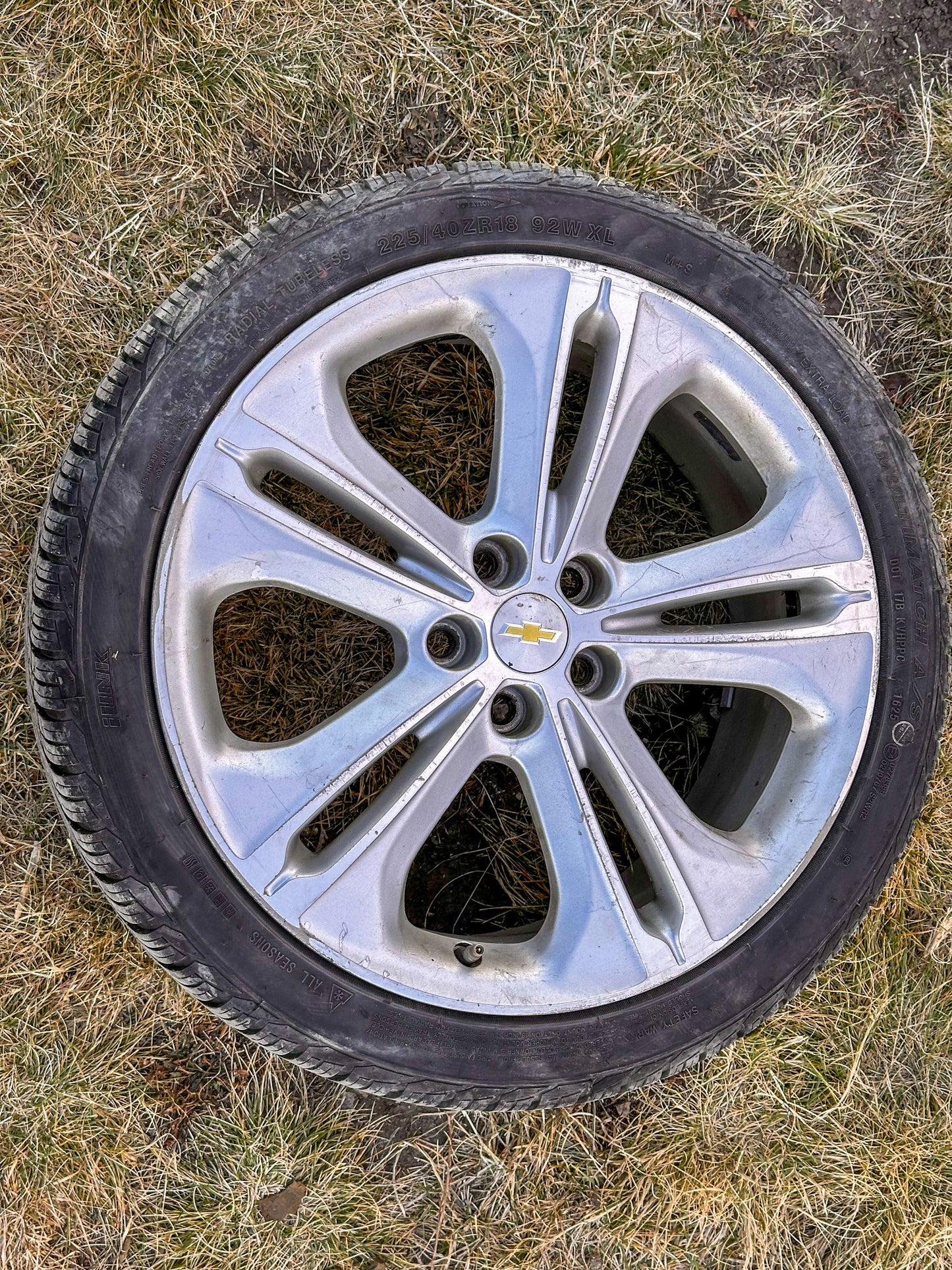 Wheel Rims with Tires 225 45 R18 18x7-1/2 Fits 16-18 Chevrolet Chevy CRUZE 29565262