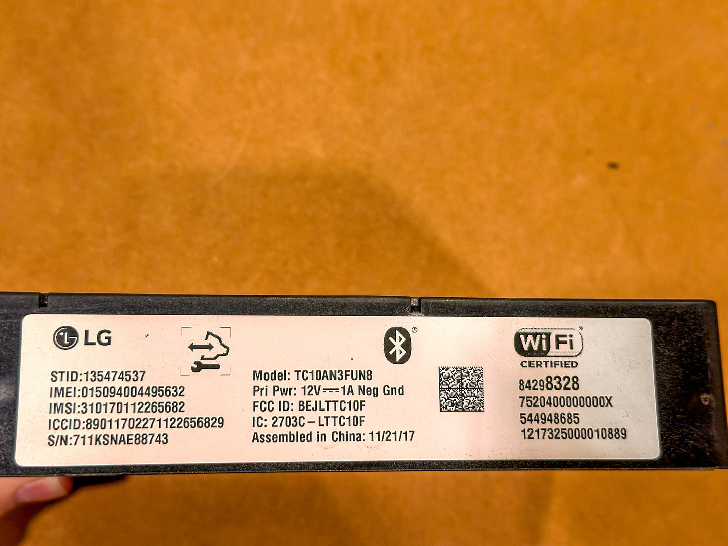 2017-2022 Chevrolet Cruze Communication Telematics Control Module OEM 84298328, 84177046, 84224370 - view 4