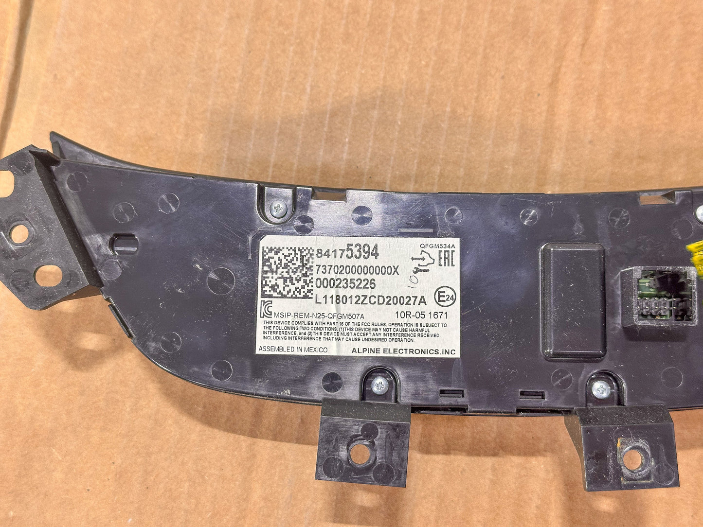 2018-2019 Chevrolet Equinox Heating and Air Conditioning Control Panel 84175394, 84422506,84338031 - view 3