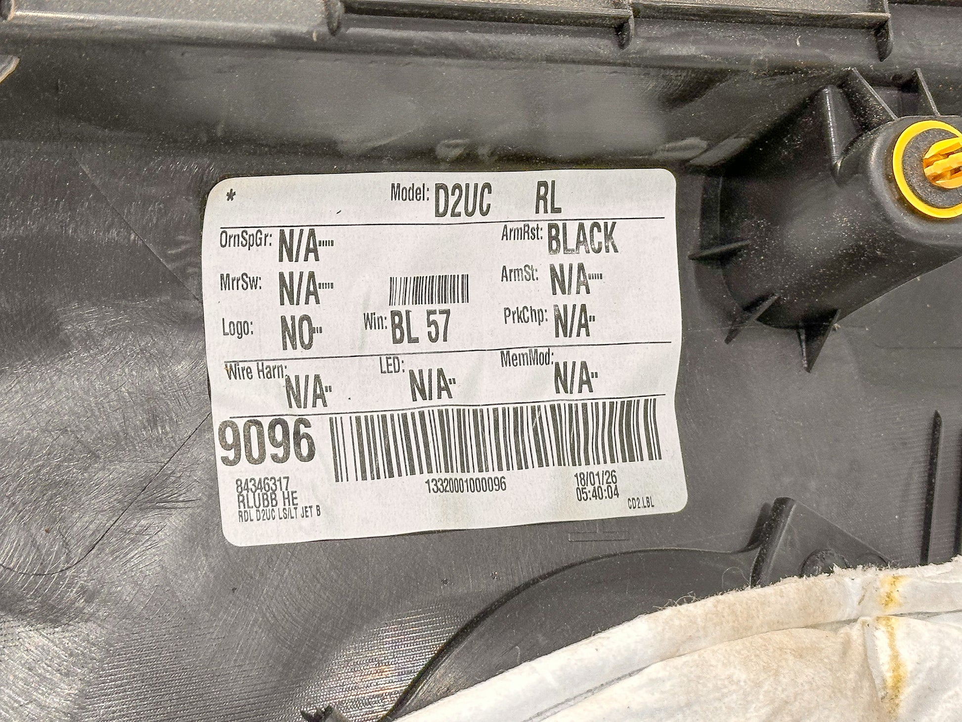 2018-2024 Chevrolet Equinox Rear Left Driver Side Door Interior Trim Panel 84346317,  85573871, 84441382, 84658548, 84673412 - view 2