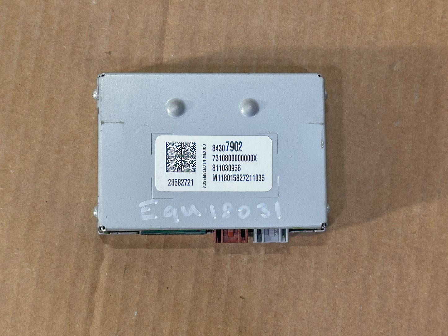 2018 Chevrolet Equinox Human Machine Interface Control Module OEM 84307902