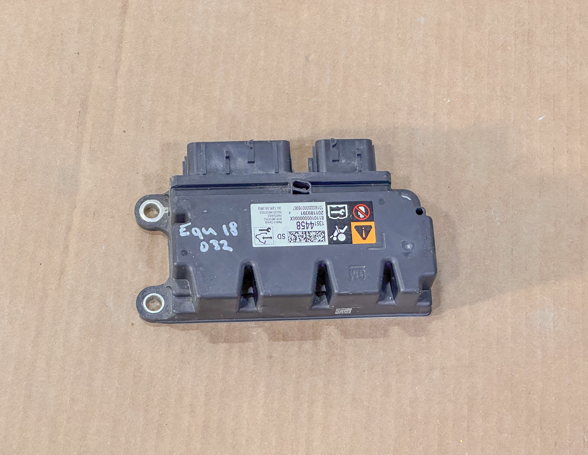 2018-2022 Chevrolet Equinox SRS Bag Control Module 13514458
