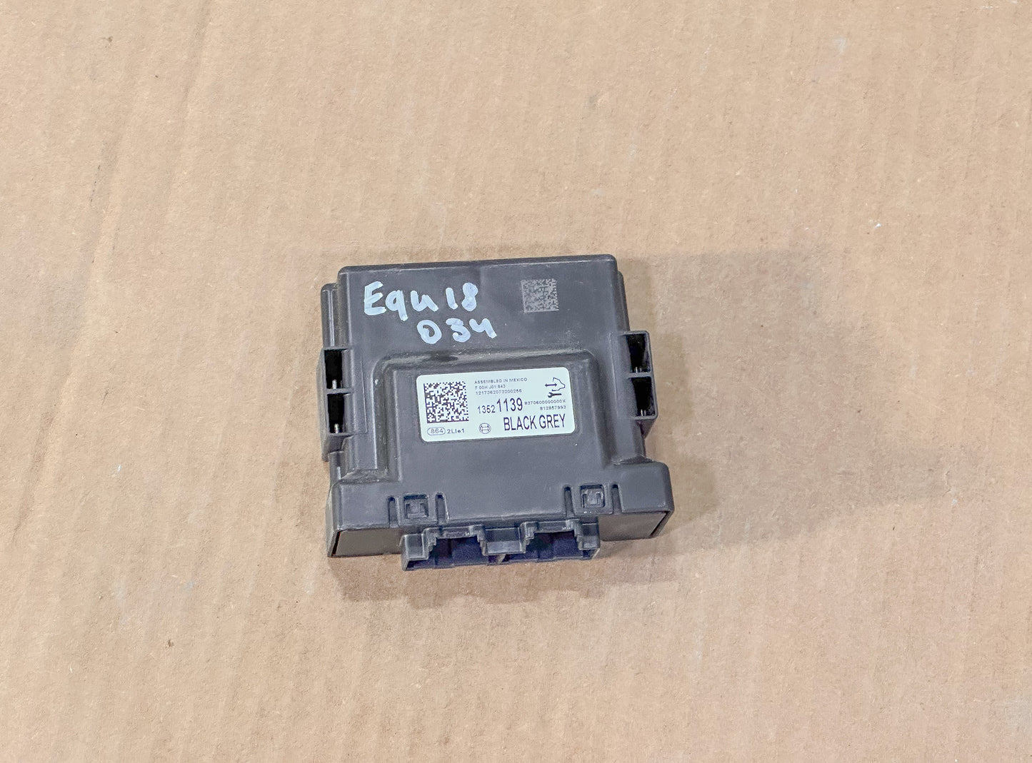2017-2018 Chevrolet Equinox Assist Control Module 13521139 OEM